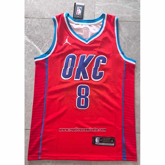 Camiseta Oklahoma City Thunder Jalen Williams NO 8 Statement 2024-25 Naranja